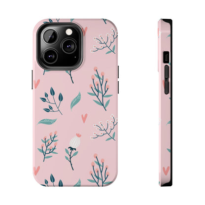 Floral seamless pattern. Garden flowers branches Tough Phone Cases iPhone 13 Pro