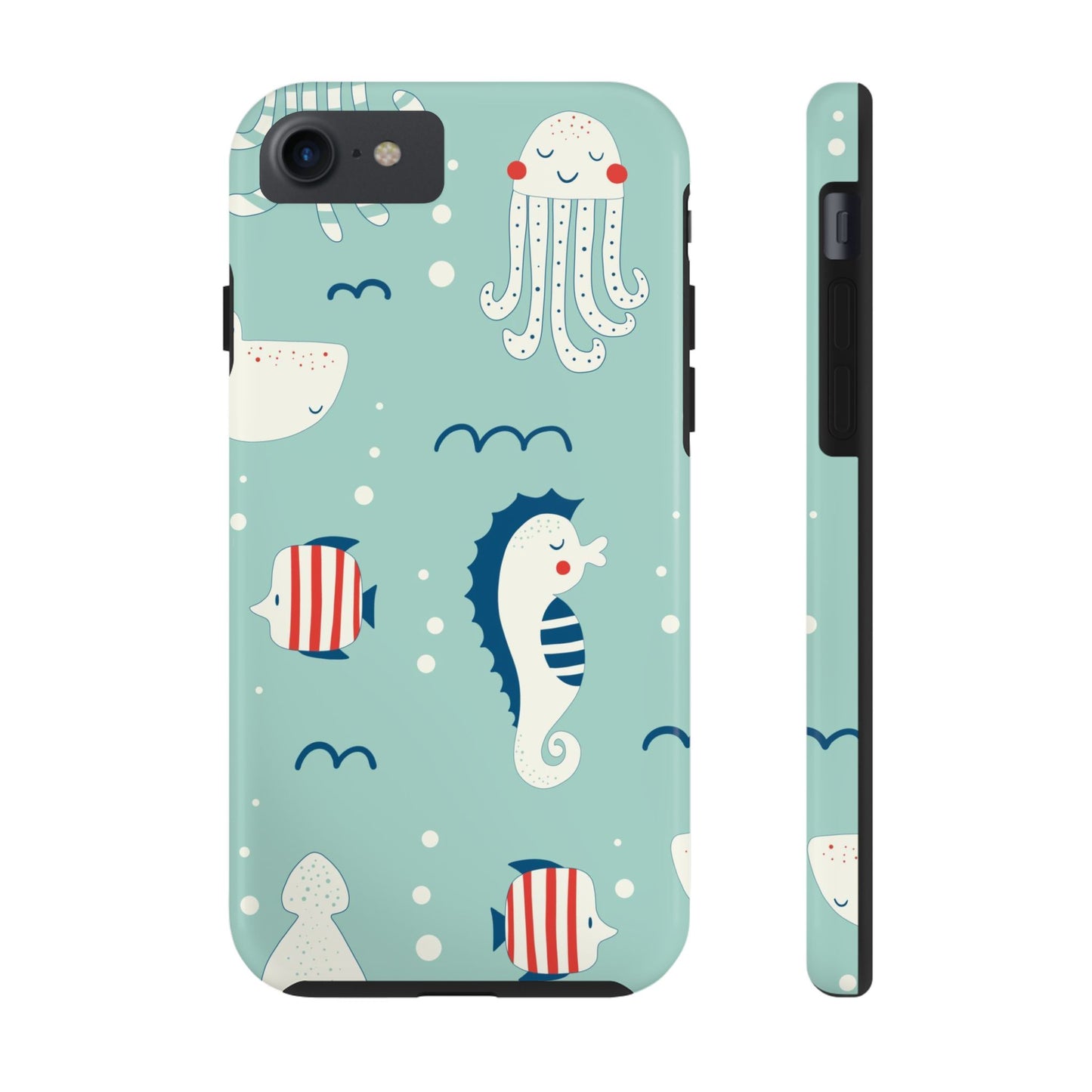 hand drawn colored childish seamless Tough Phone Cases iPhone 7, iPhone 8, iPhone SE