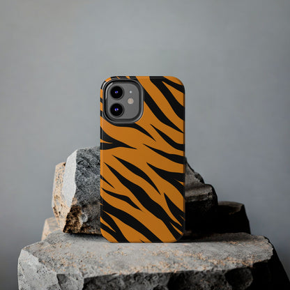 Tiger Texture Tough Phone Cases