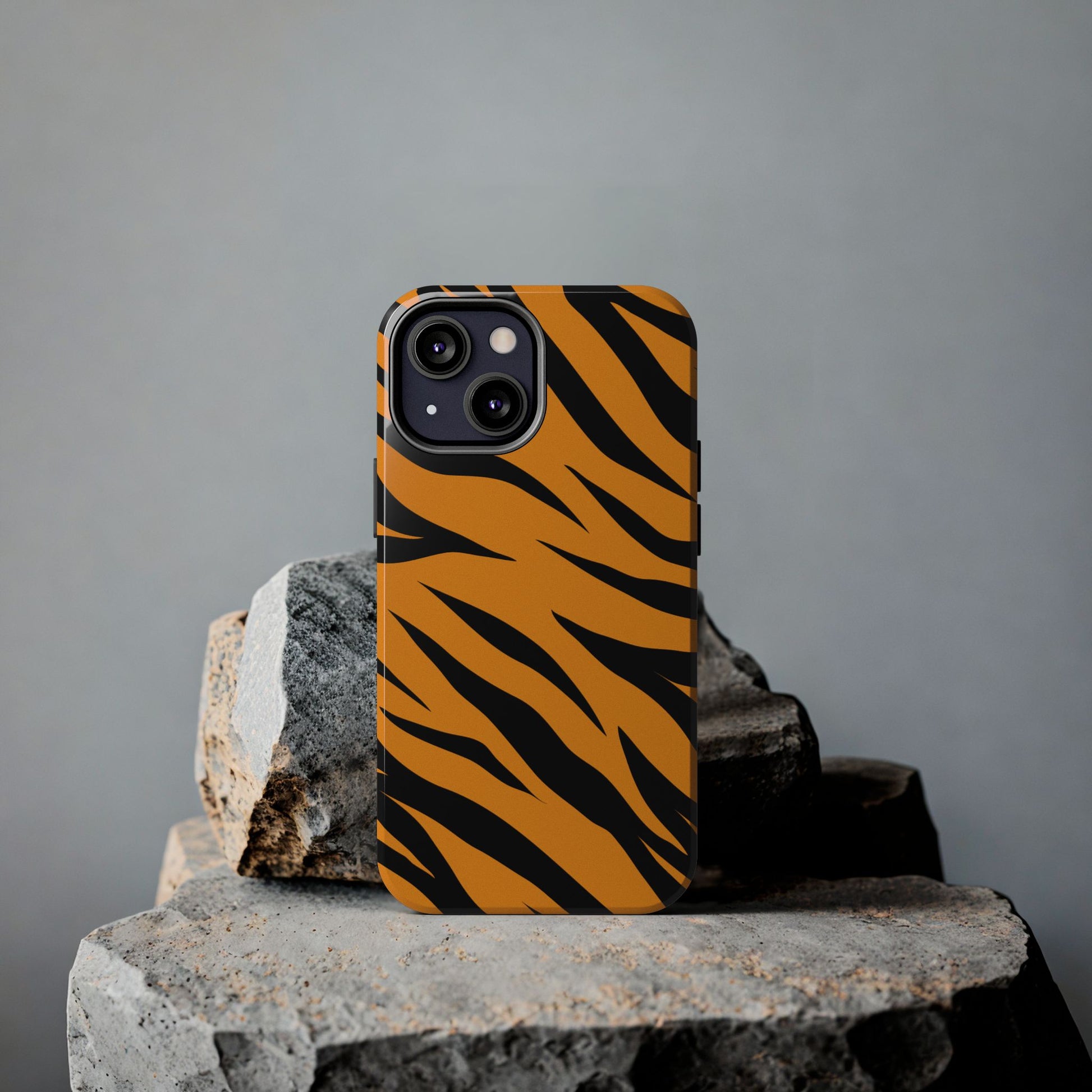 Tiger Texture Tough Phone Cases