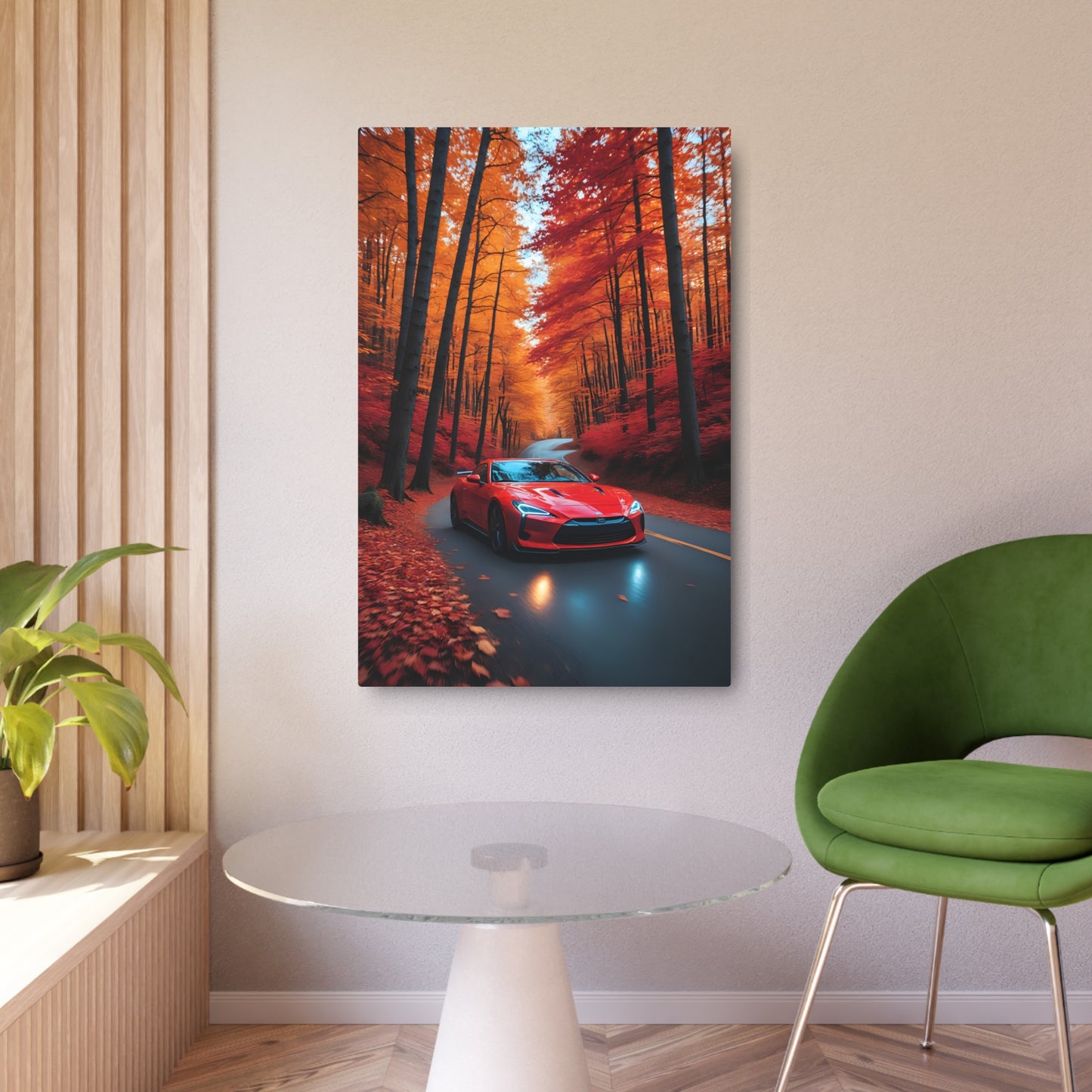 Autumn Cruise Metal Art Sign