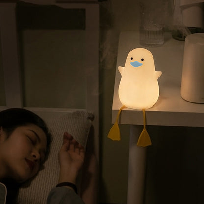 Seagull Silicone Night Light Soothing Animal Lamp For Kids Baby