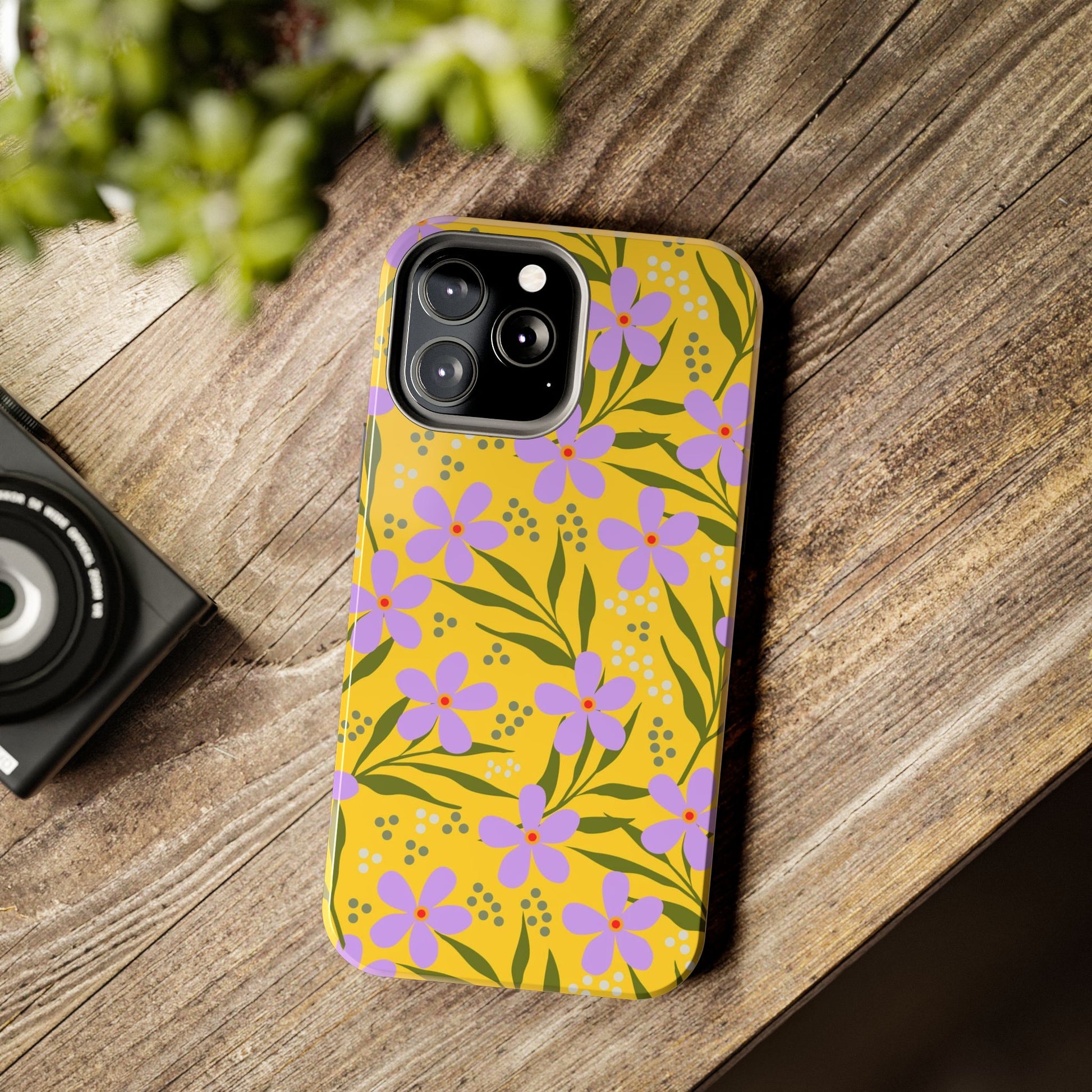 Folk art floral seamless pattern Tough Phone Cases