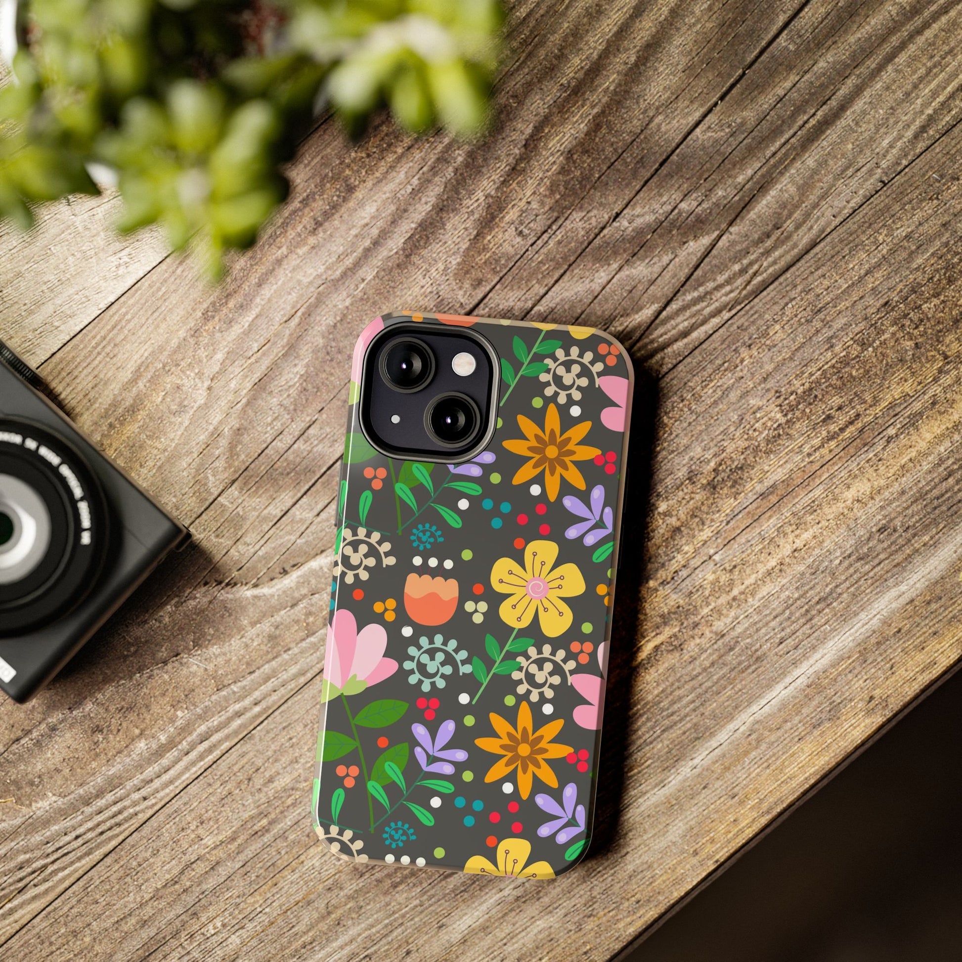 Abstract floral seamless pattern Tough Phone Cases