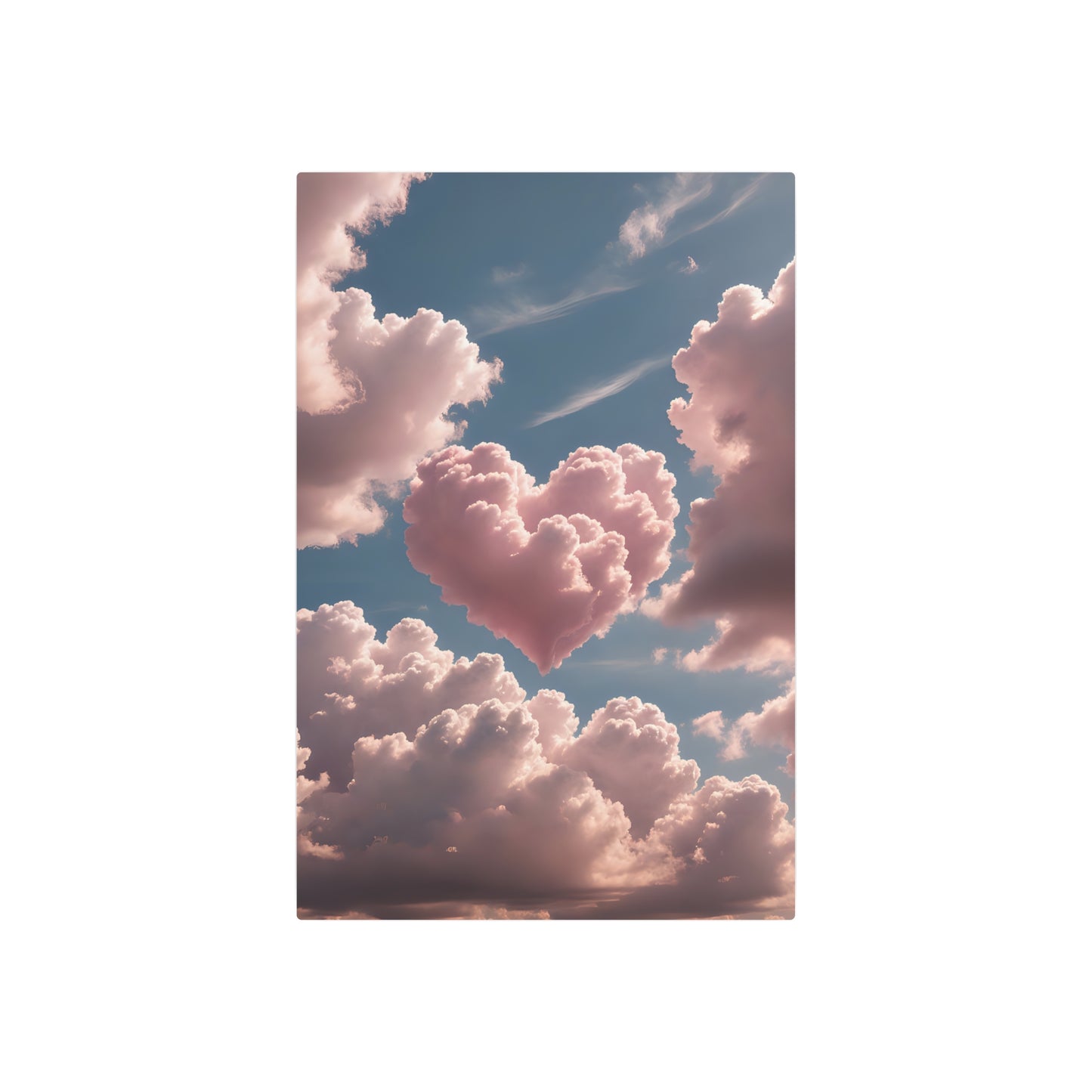 Cloud Heart Metal Art Sign