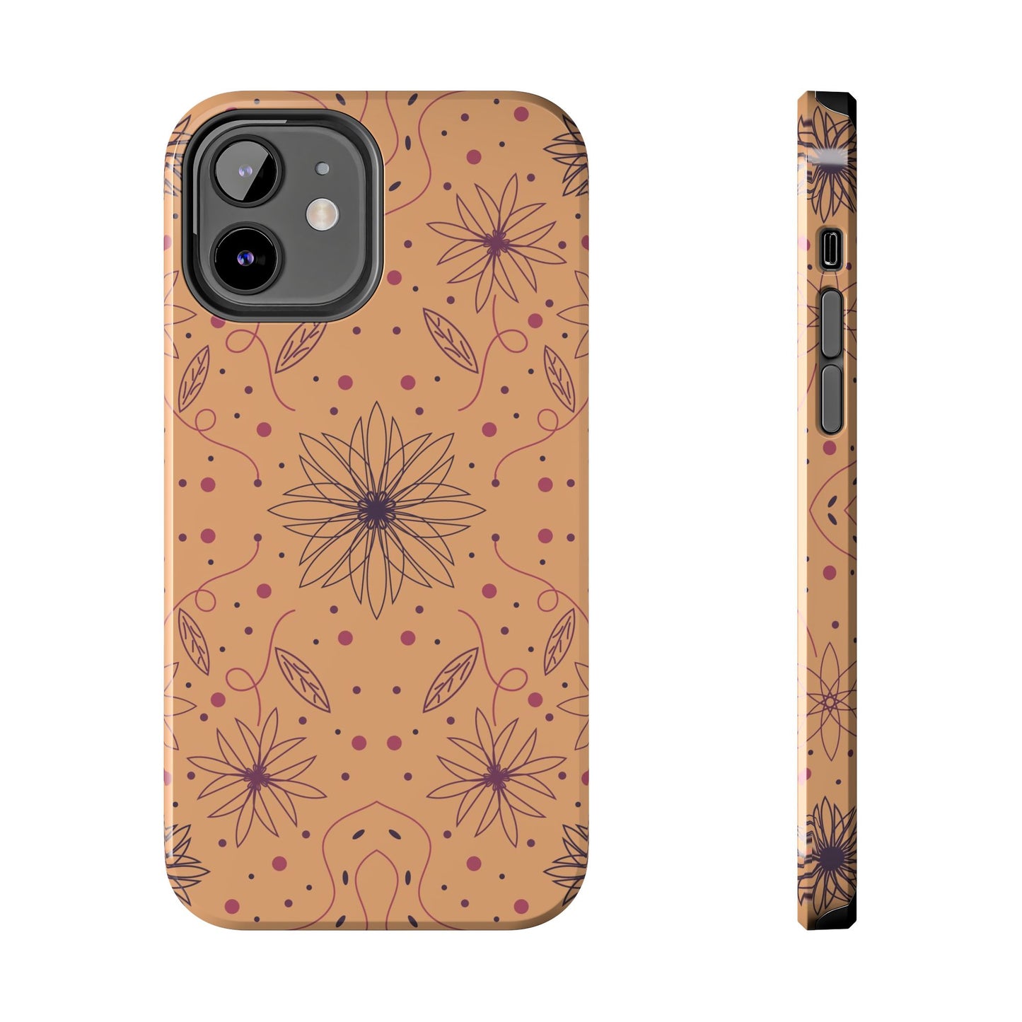 Seamless pattern geometry graphic for textile wrapping cover floor fabric Tough Phone Cases iPhone 12