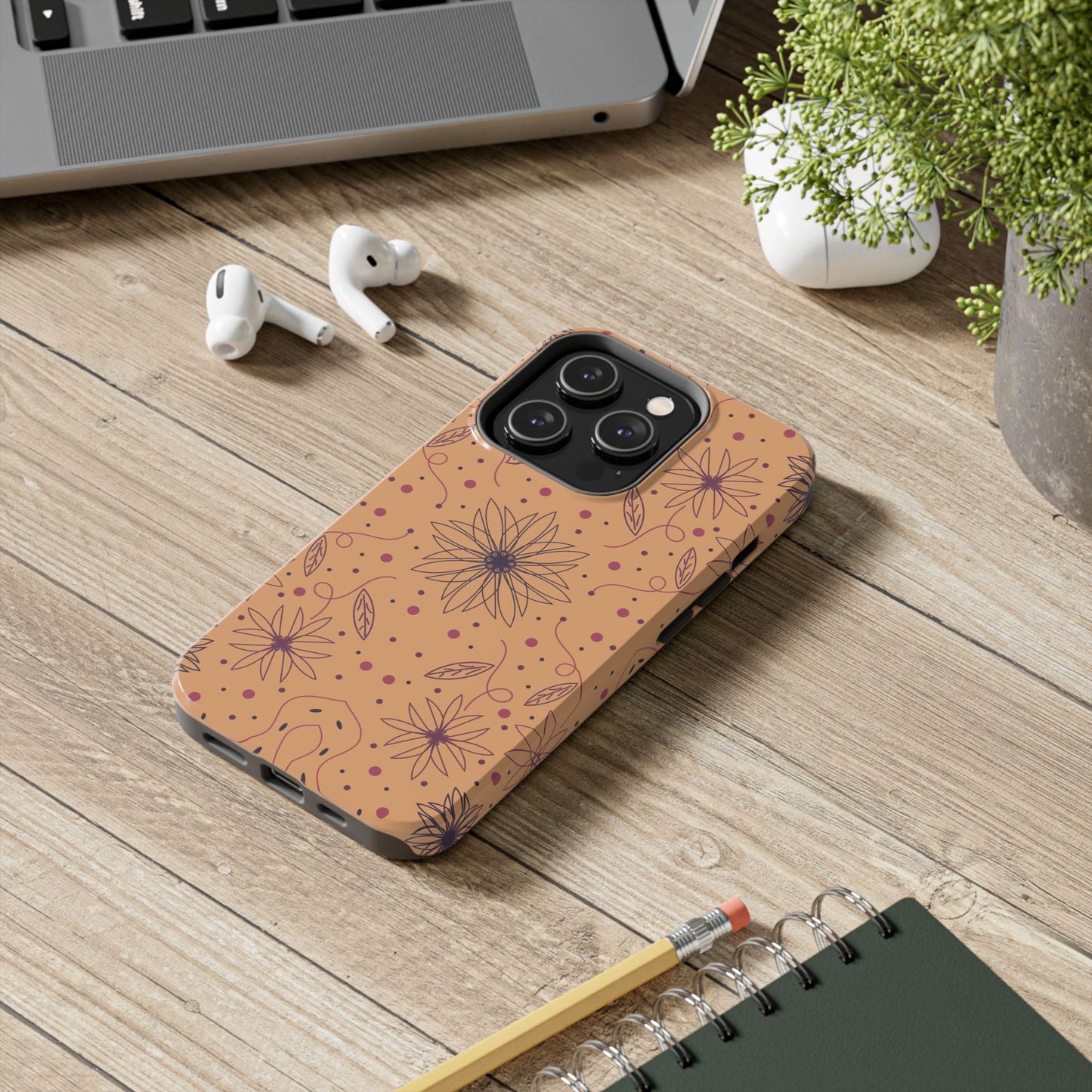 Seamless pattern geometry graphic for textile wrapping cover floor fabric Tough Phone Cases