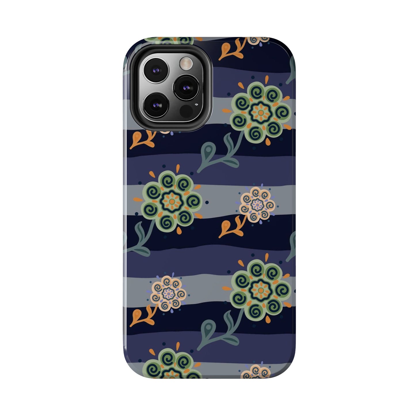 Abstract ethnic flower seamless pattern Tough Phone Cases