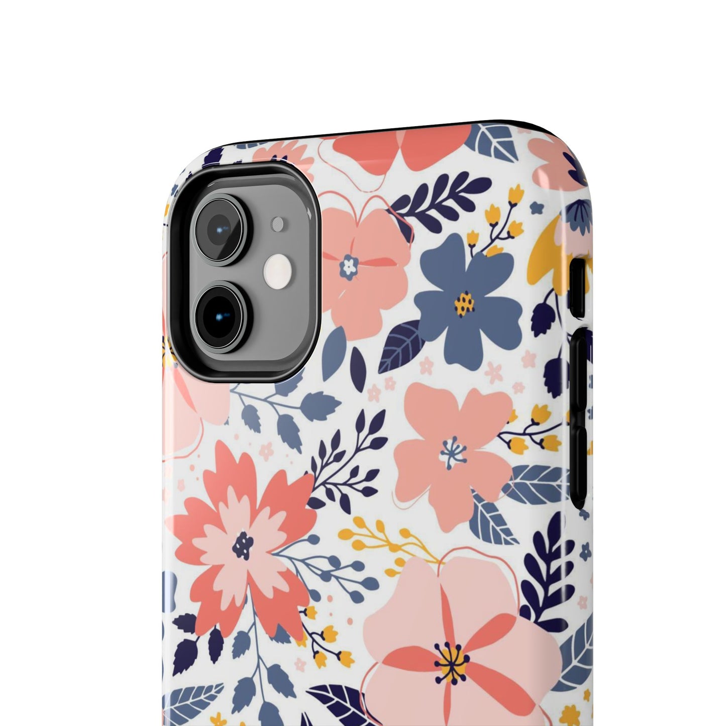 seamless pattern with abstract flowers Tough Phone Cases