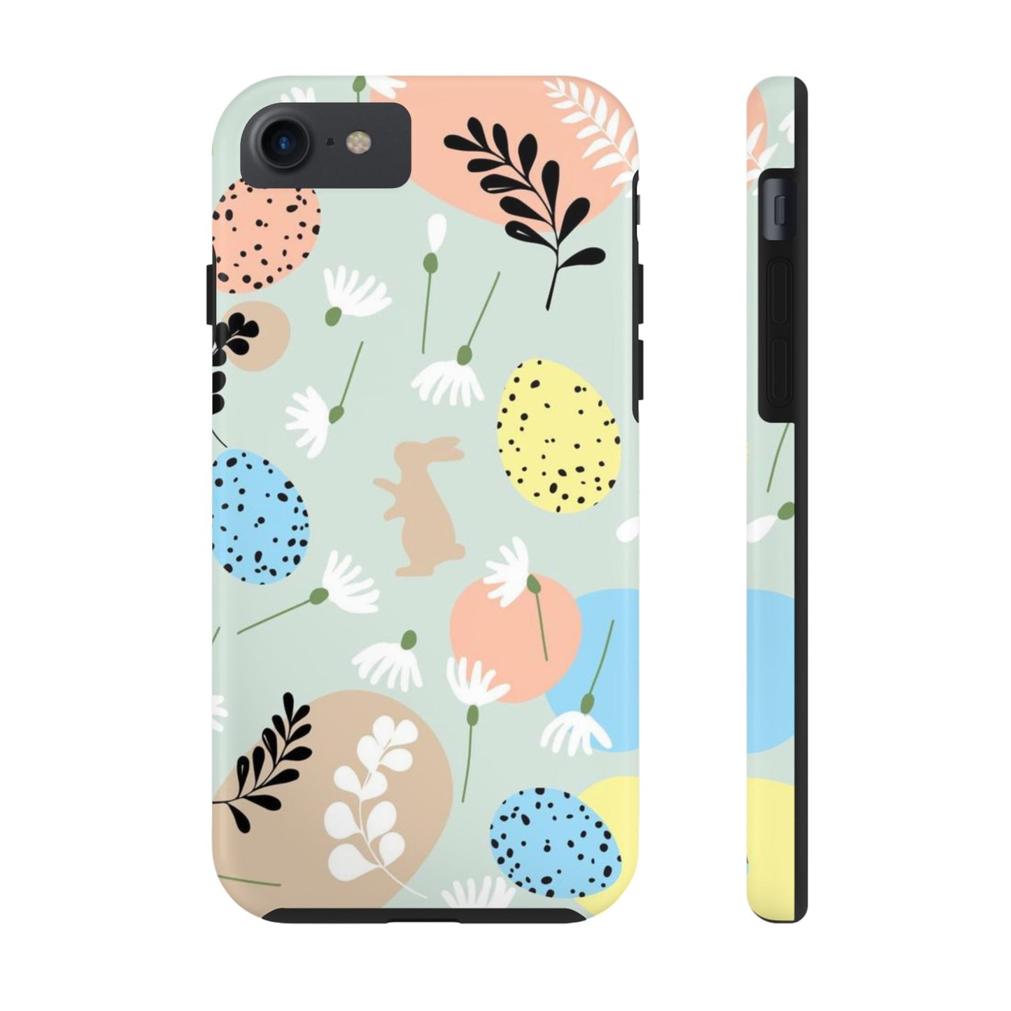 Cute hand drawn Easter seamless pattern Phone Cases iPhone 7, iPhone 8, iPhone SE