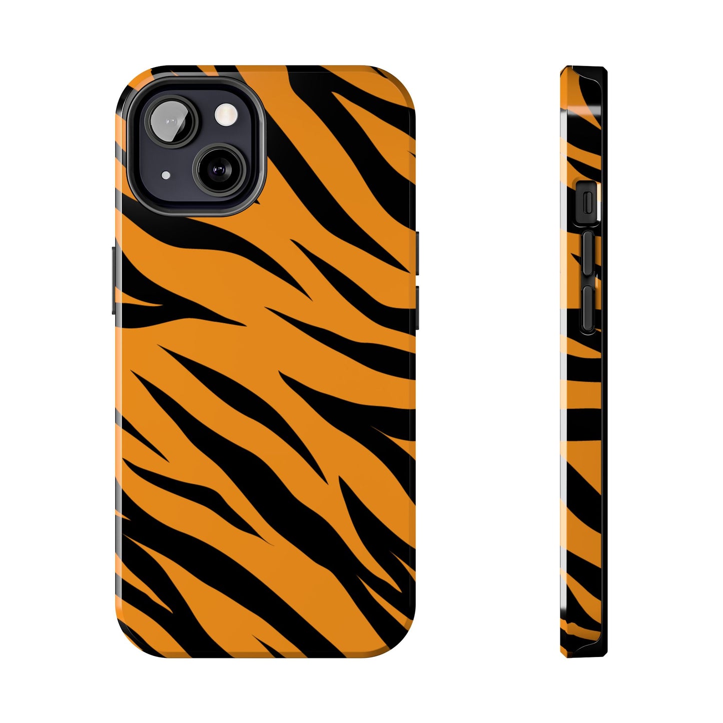 Tiger Texture Tough Phone Cases iPhone 13