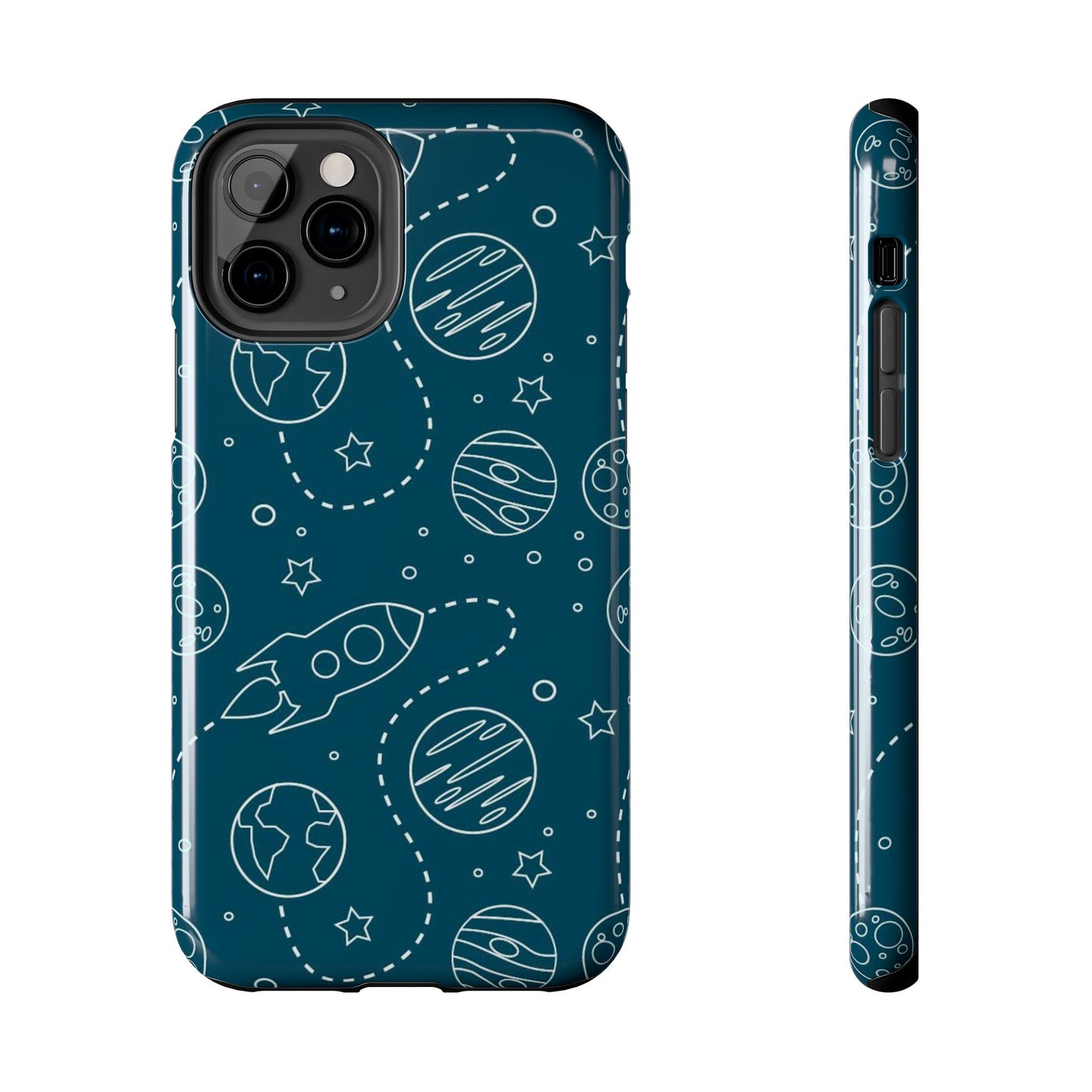 Space Seamless Pattern Tough Phone Cases iPhone 11 Pro