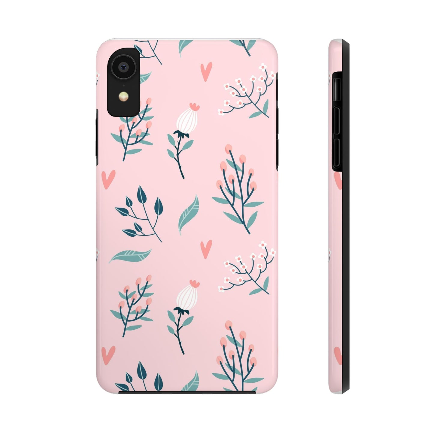 Floral seamless pattern. Garden flowers branches Tough Phone Cases iPhone XR