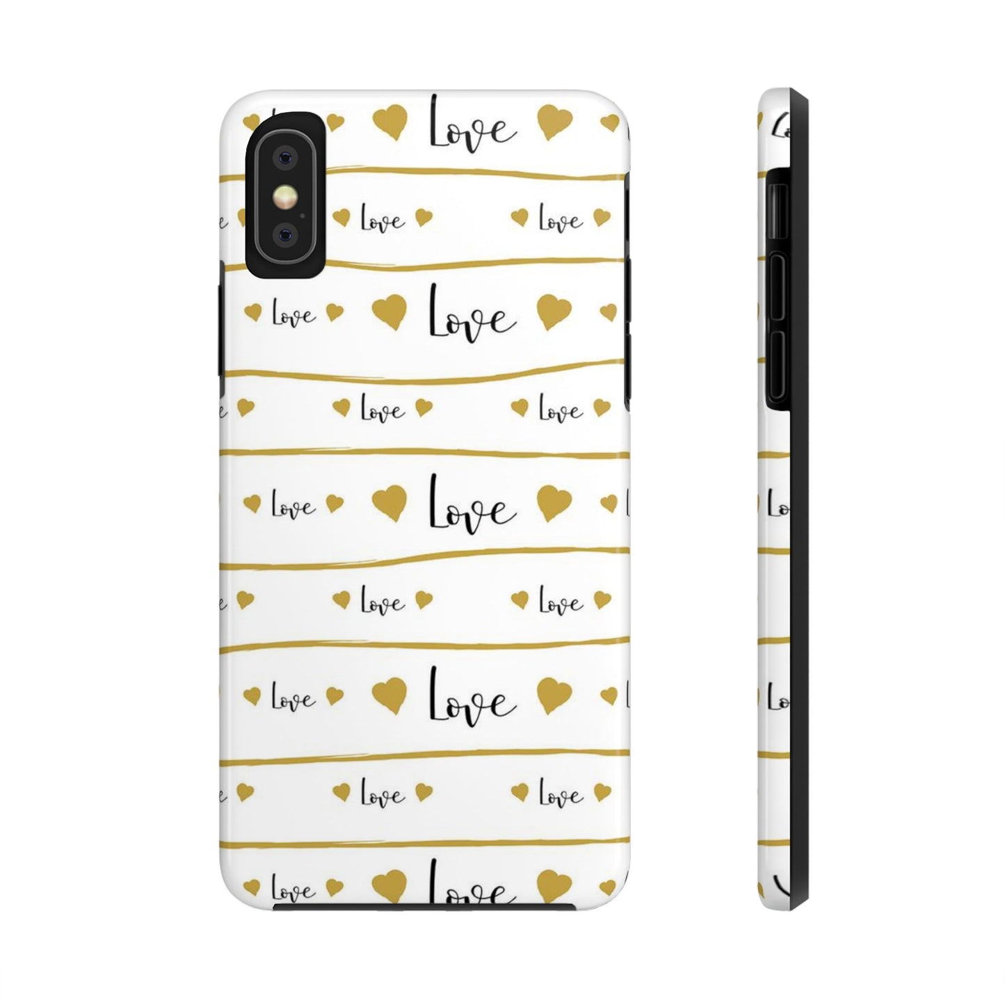 Love pattern Tough Phone Cases iPhone XS