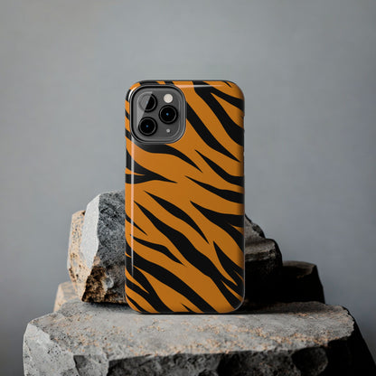 Tiger Texture Tough Phone Cases