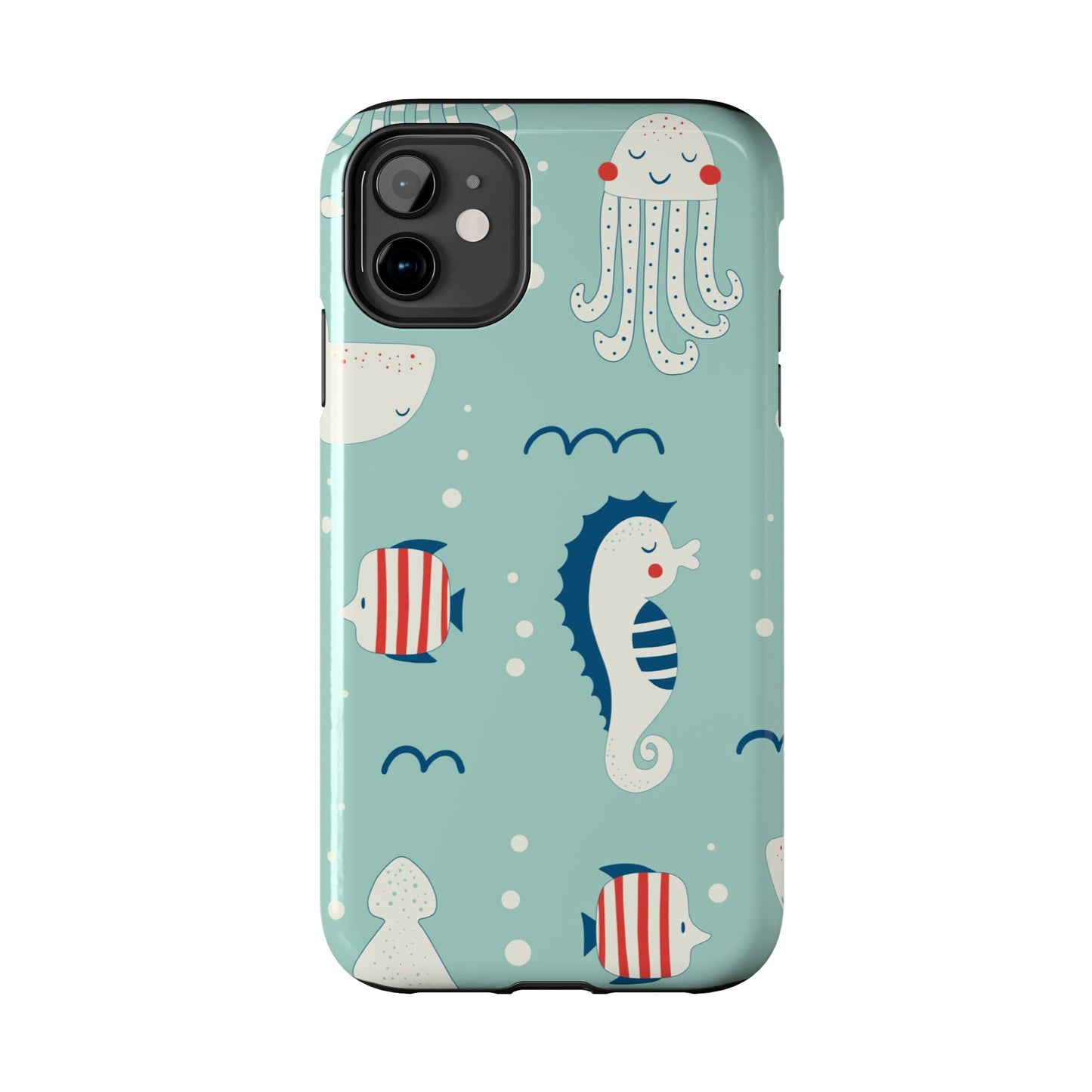 hand drawn colored childish seamless Tough Phone Cases