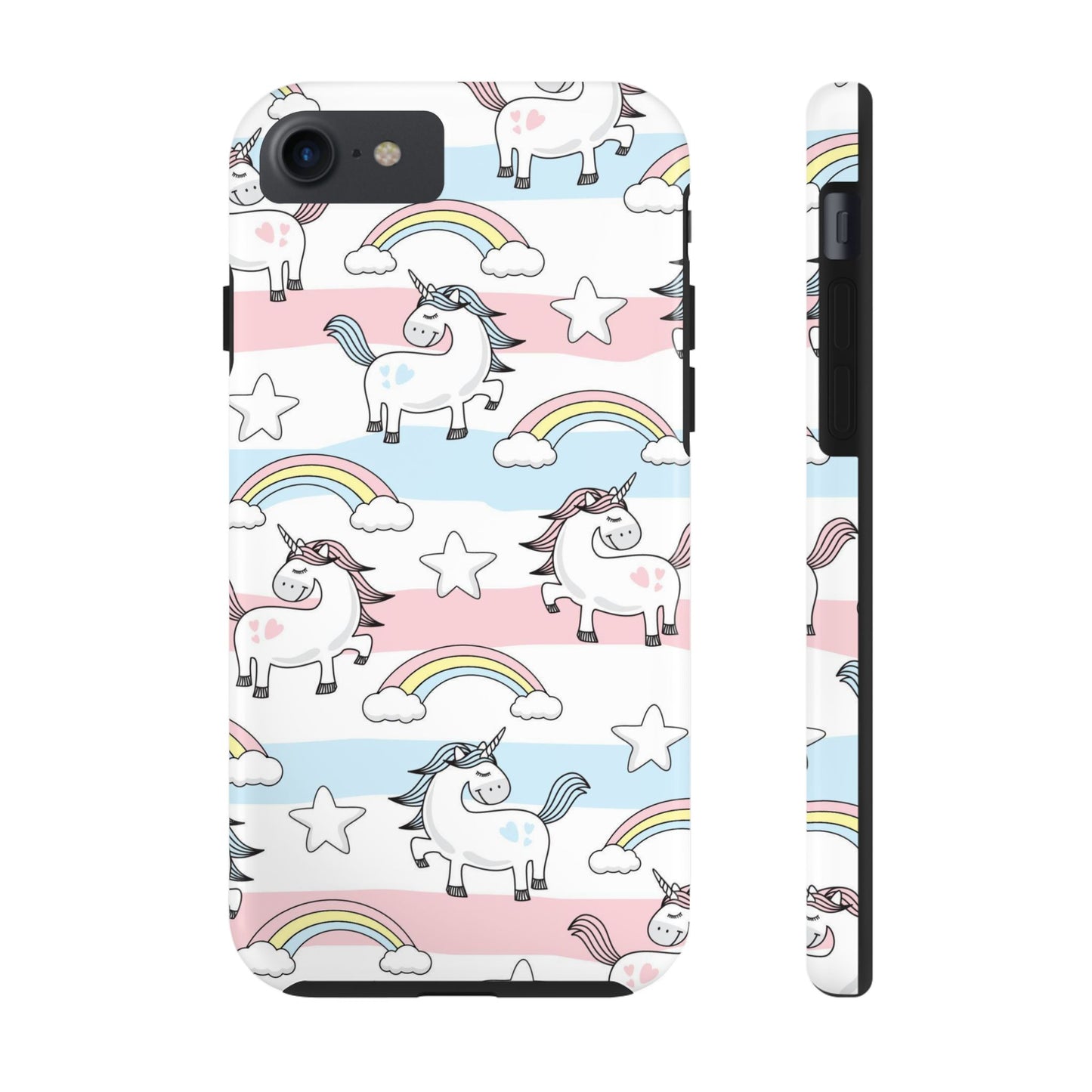 Unicorn Seamless Pattern Doodle Tough Phone Cases iPhone 7, iPhone 8, iPhone SE