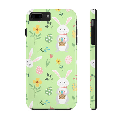 Festive spring easter seamless pattern Tough Phone Case iPhone 7 Plus, iPhone 8 Plus