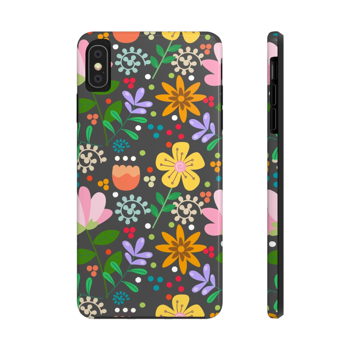 Abstract floral seamless pattern Tough Phone Cases iPhone XS MAX