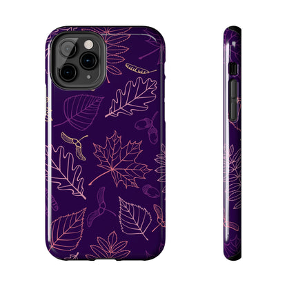 Seamless pattern with autumn leaves Tough Phone Cases iPhone 11 Pro