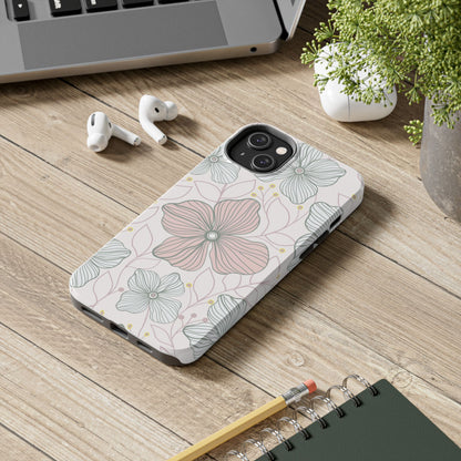 Florals seamless pattern Tough Phone Cases