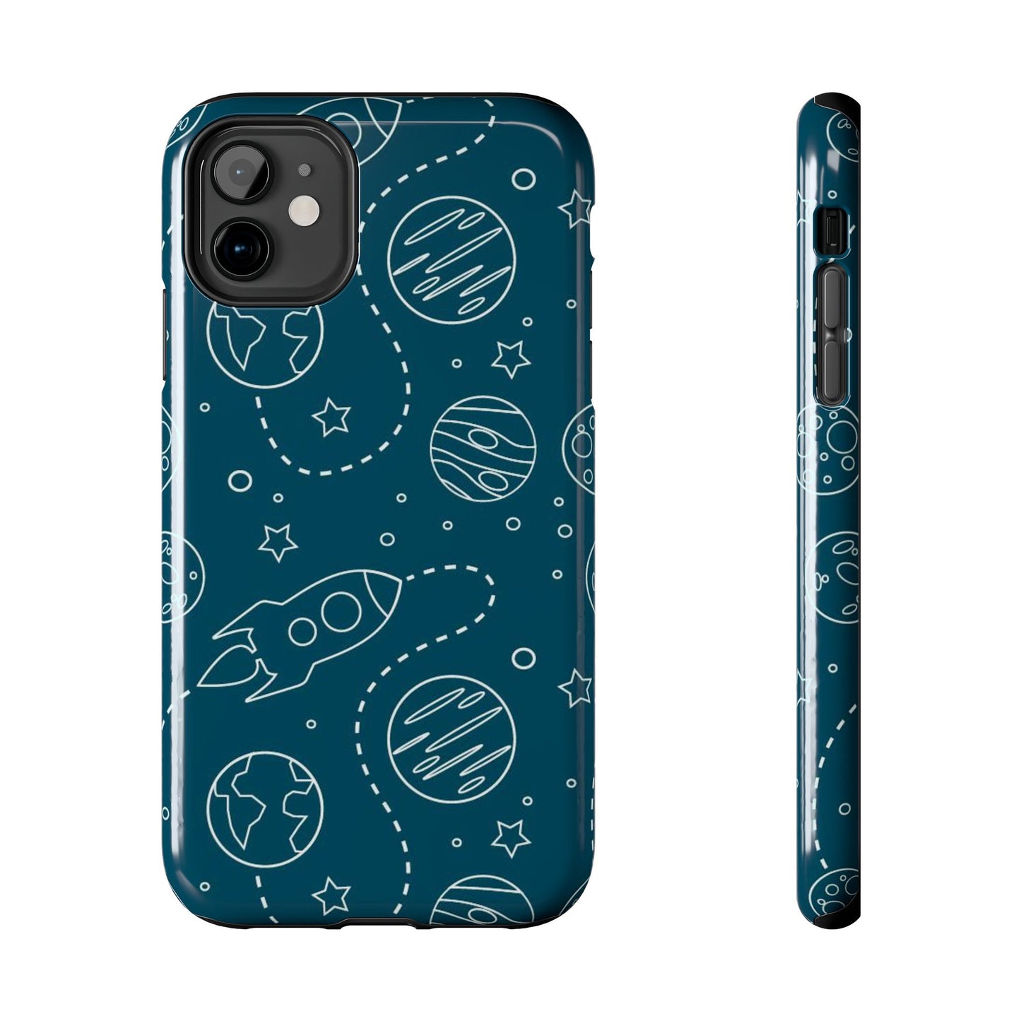 Space Seamless Pattern Tough Phone Cases iPhone 11