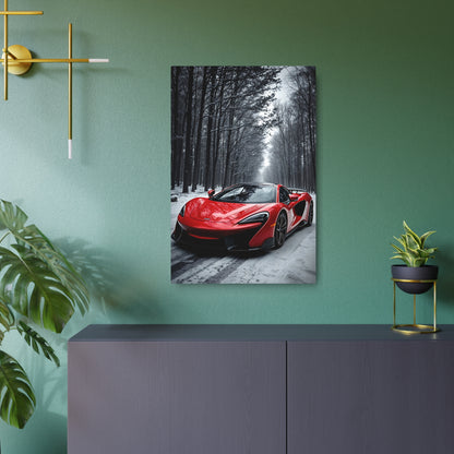 McLaren P1 Metal Sign - Iconic Automotive Wall Art for Car Enthusiasts 20″ x 30″ (Vertical) 0.12''