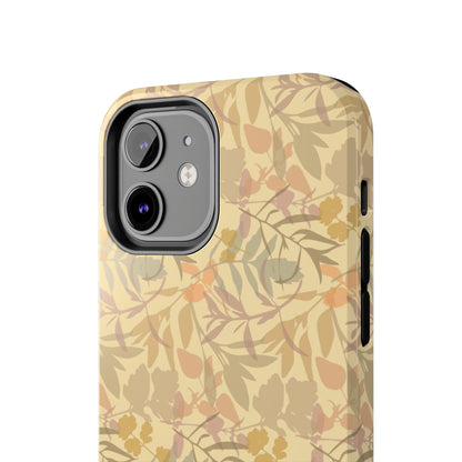 Boho Plants Leafs Pattern Tough Phone Cases