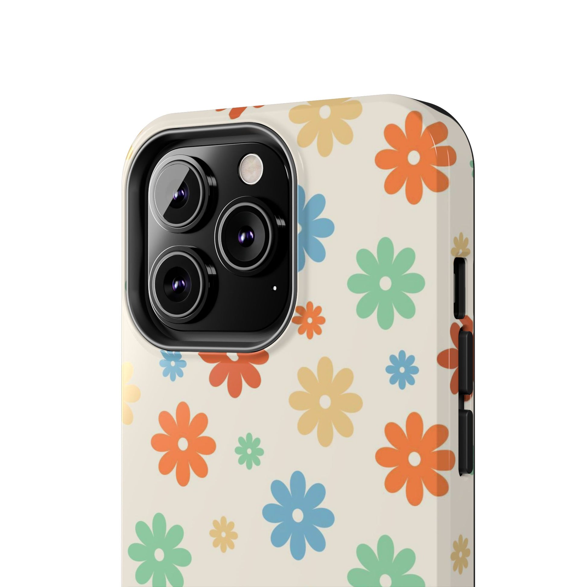 Retro groovy daisy seamless pattern Tough Phone Cases