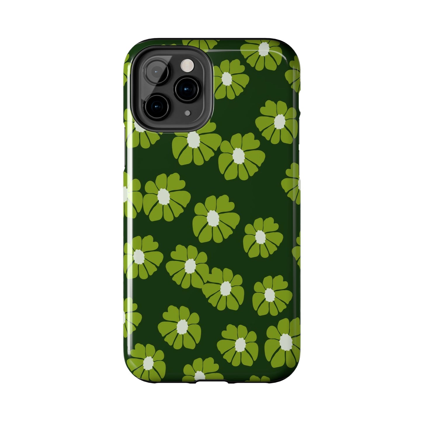 Retro groovy flowers seamless pattern Tough Phone Cases