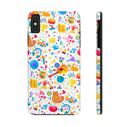 Bright Hobby Activity Art Cartoon Tough Phone Cases iPhone XS MAX