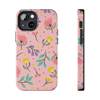 beautiful seamless handrawn floral Tough Phone Cases iPhone 13 Mini