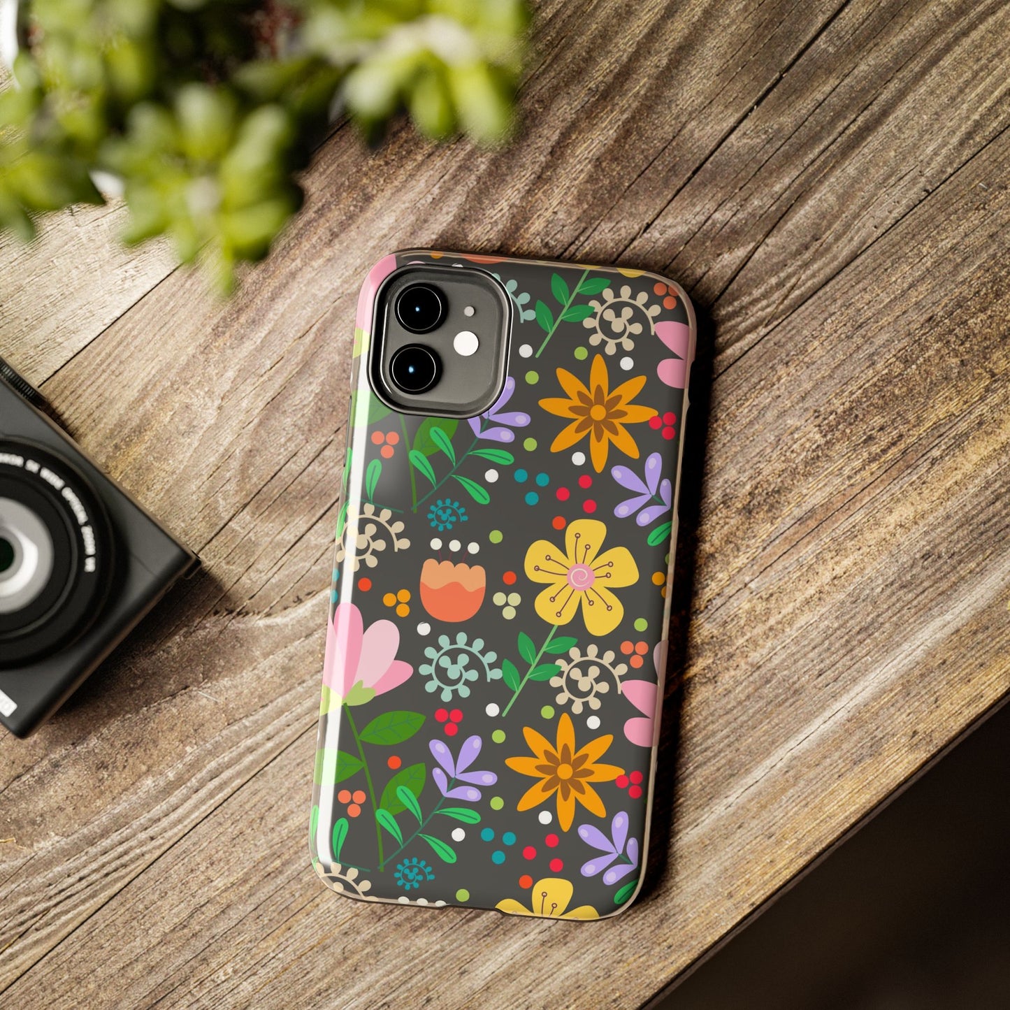 Abstract floral seamless pattern Tough Phone Cases