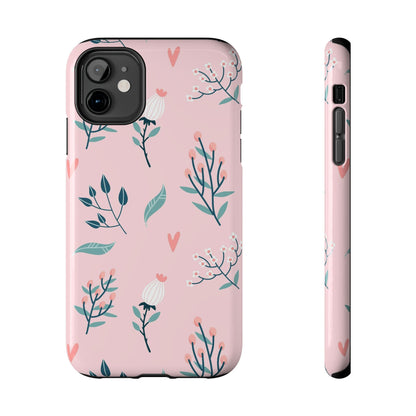 Floral seamless pattern. Garden flowers branches Tough Phone Cases iPhone 11