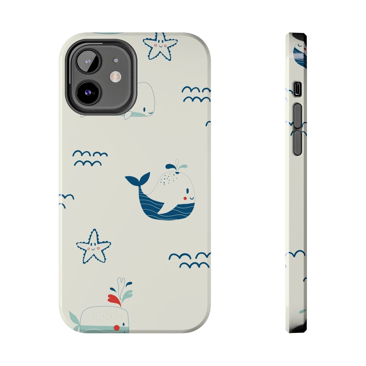 hand drawn colored childish seamless Tough Phone Cases iPhone 12