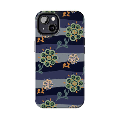 Abstract ethnic flower seamless pattern Tough Phone Cases