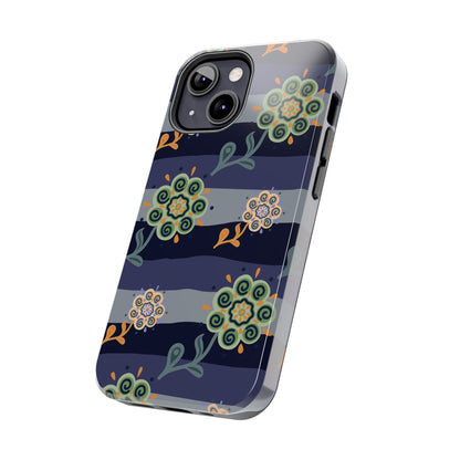 Abstract ethnic flower seamless pattern Tough Phone Cases