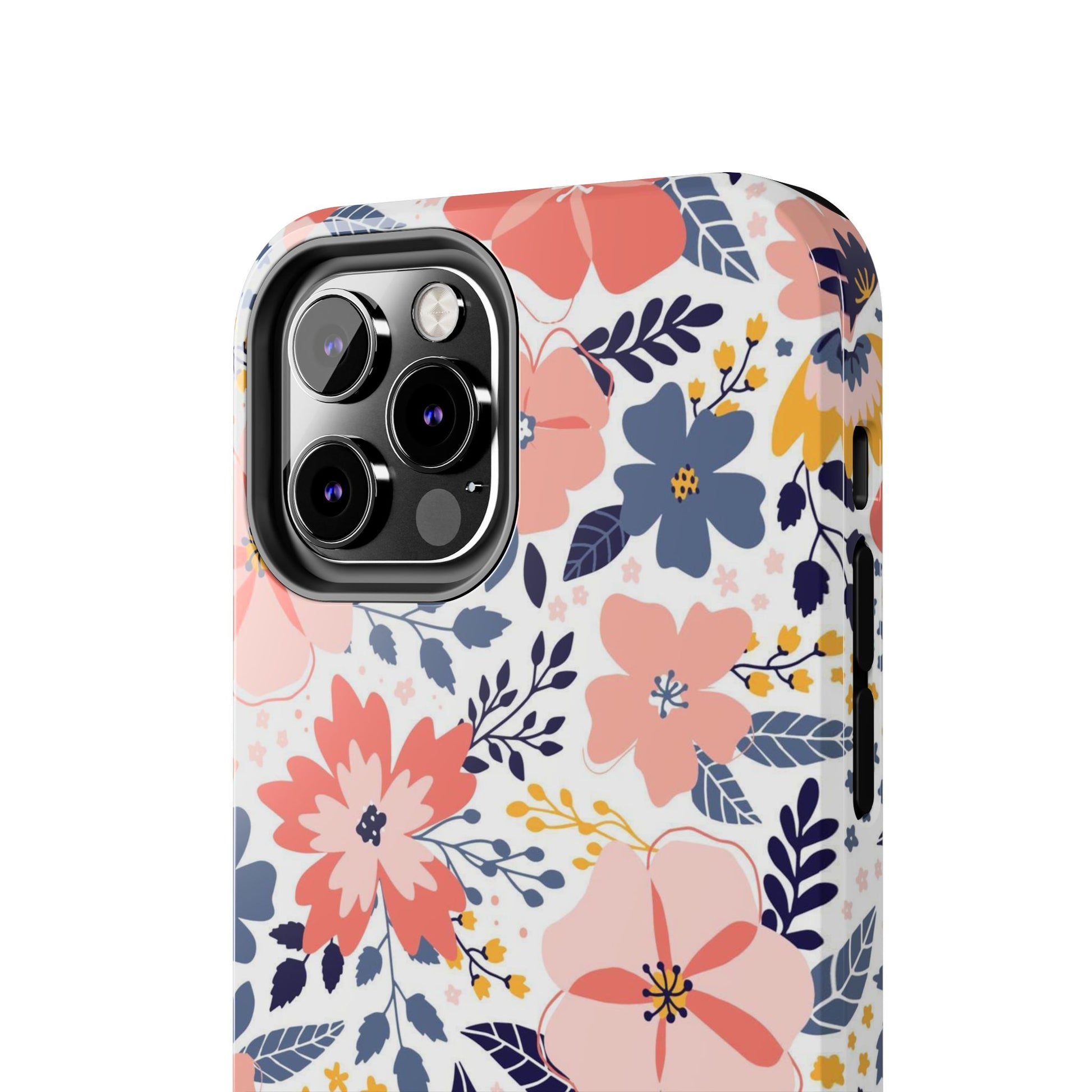 seamless pattern with abstract flowers Tough Phone Cases