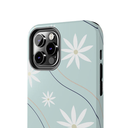 Pattern groovy trippy daisy Phone Cases