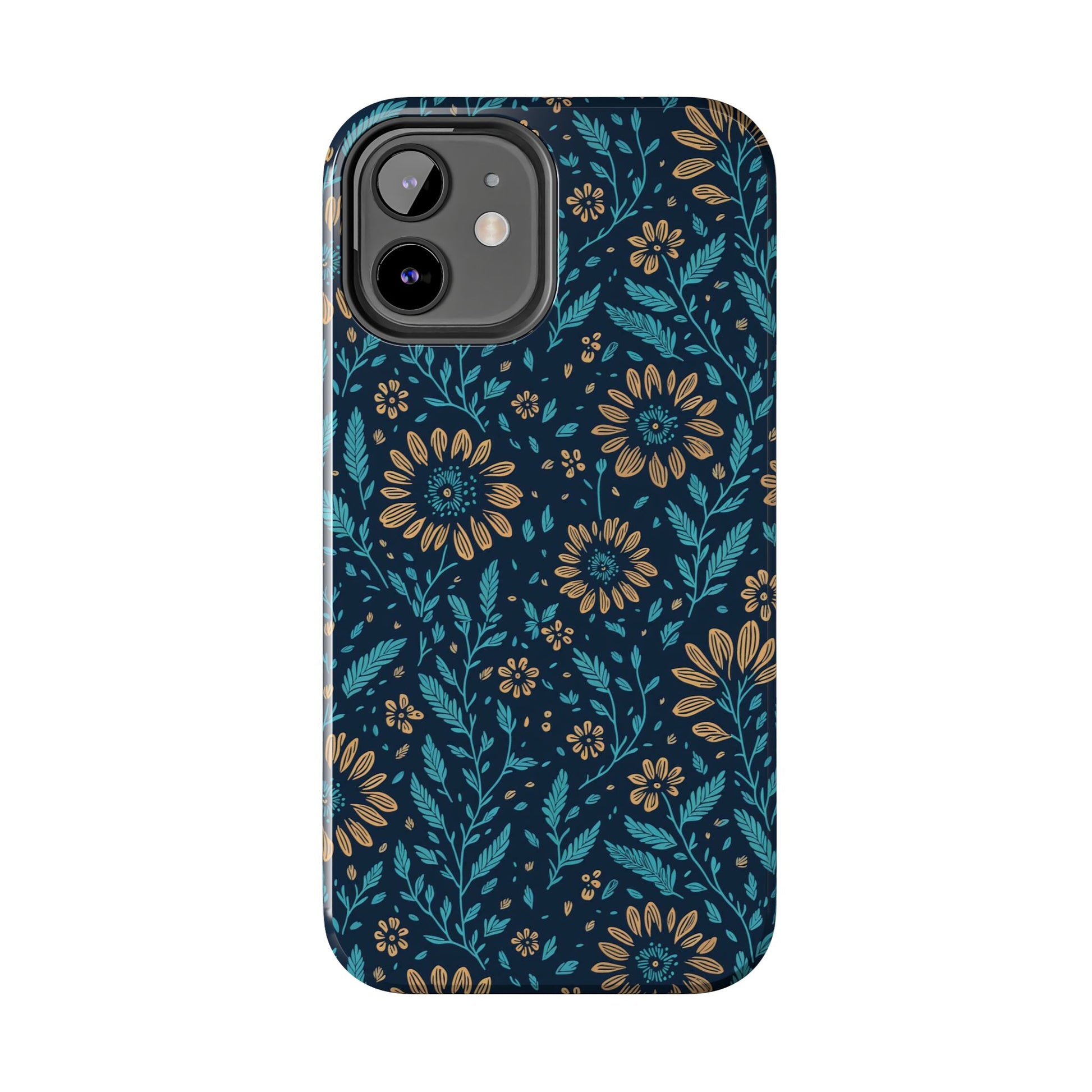 Flower Pattern Design Tough Phone Cases