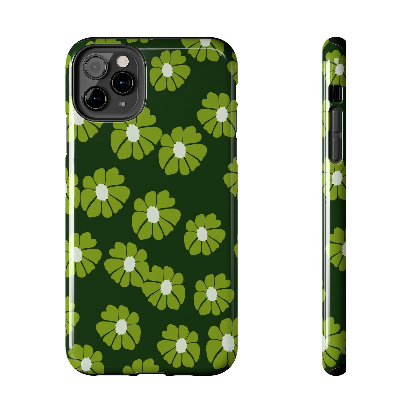 Retro groovy flowers seamless pattern Tough Phone Cases iPhone 11 Pro Max