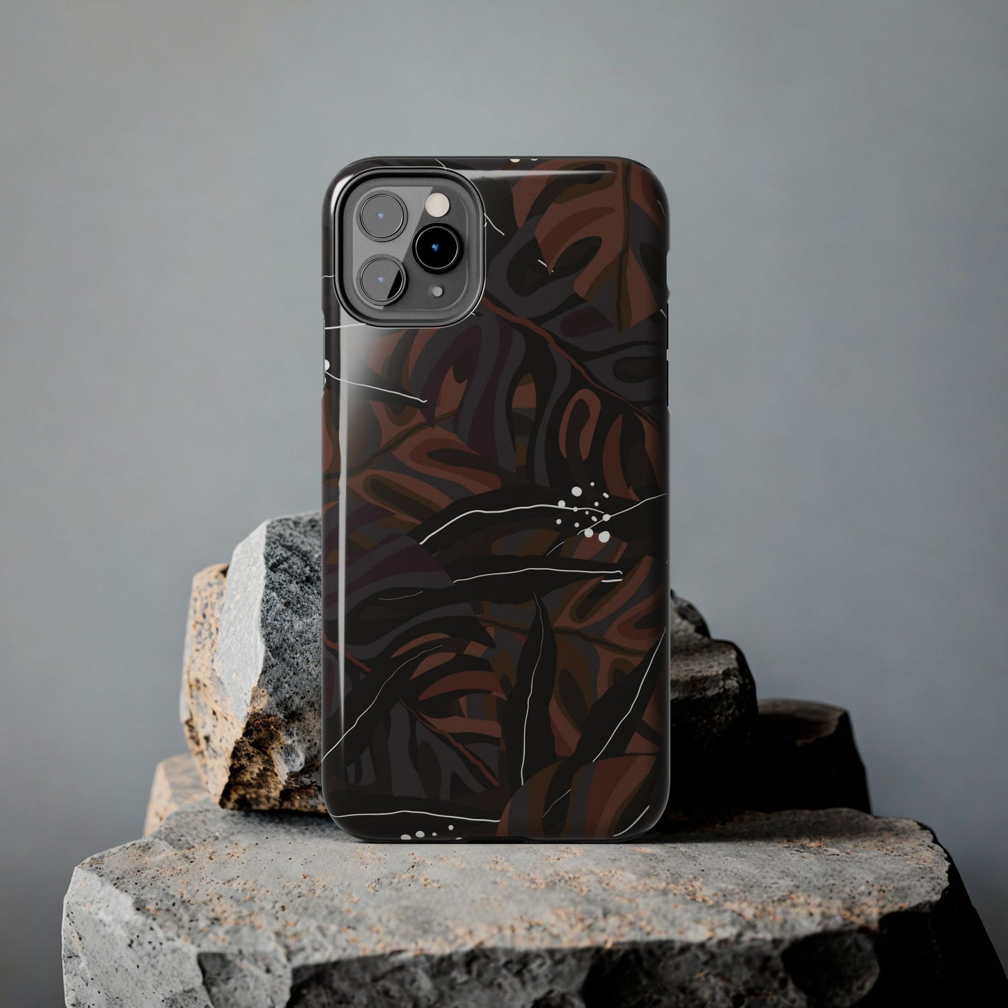 Modern exotic jungle plants Tough Phone Cases