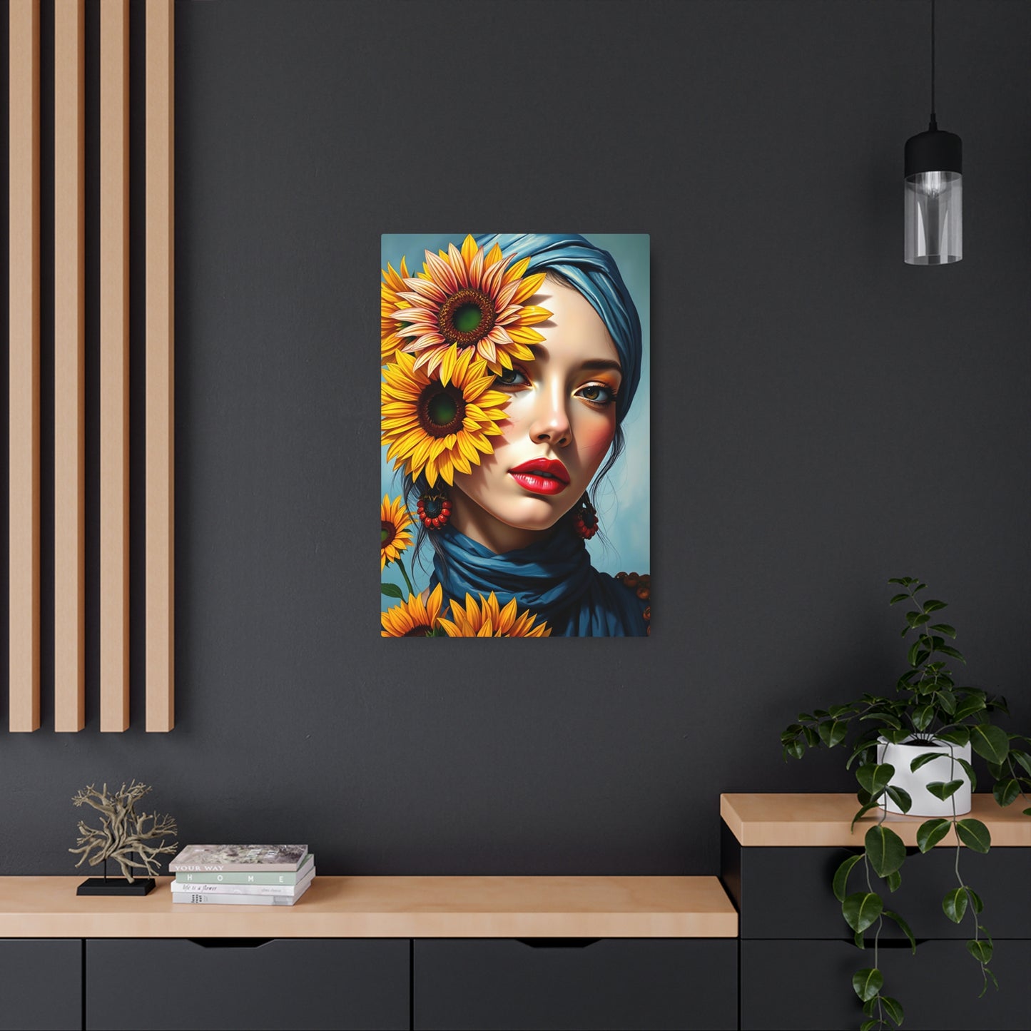 Stunning Sunflower Metal Sign Art - Vibrant Wall Decor for Home & Garden