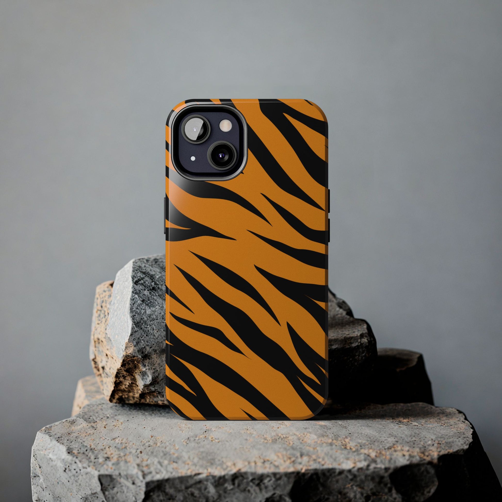 Tiger Texture Tough Phone Cases