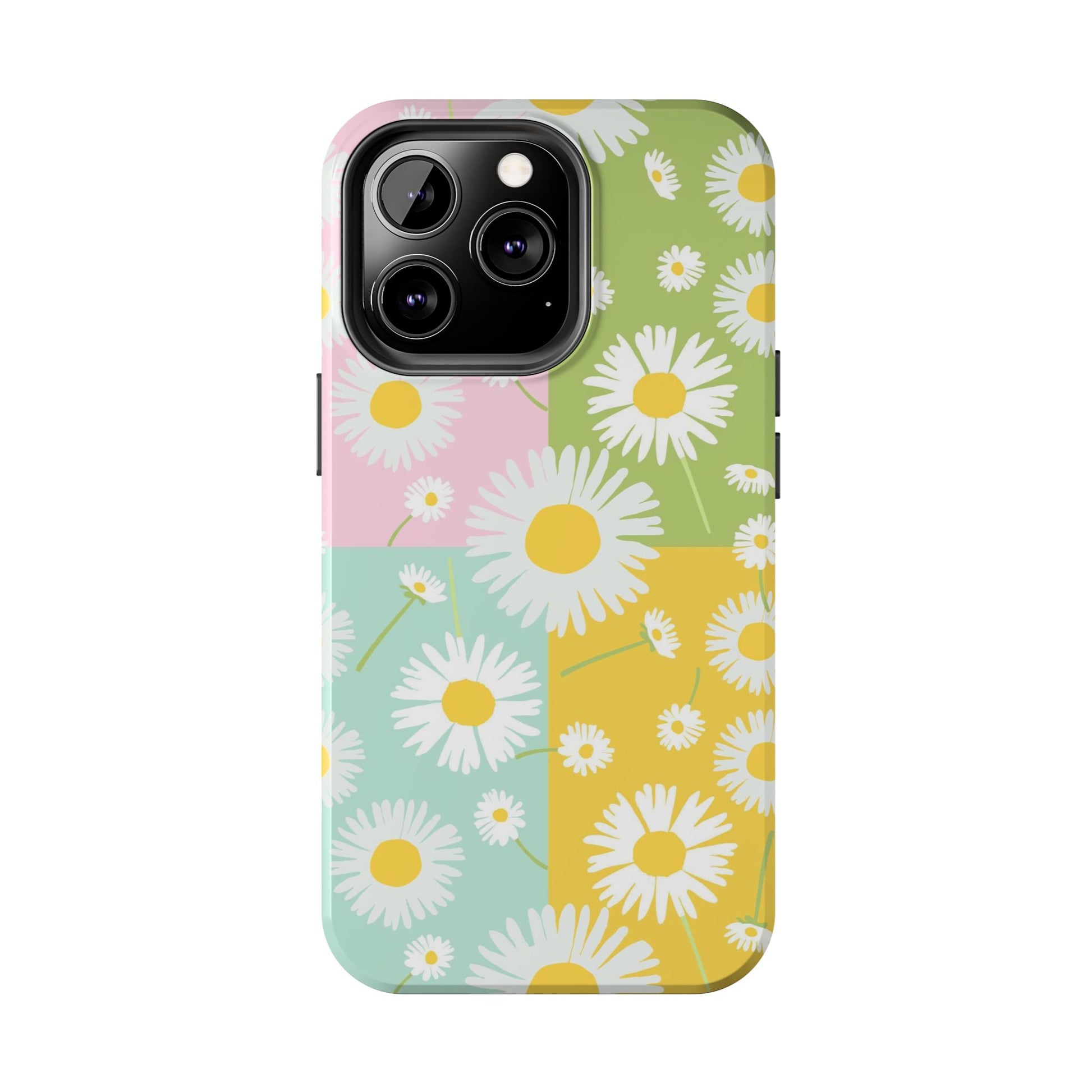 4 colors set of dandelion seamless pattern Tough Phone Cases