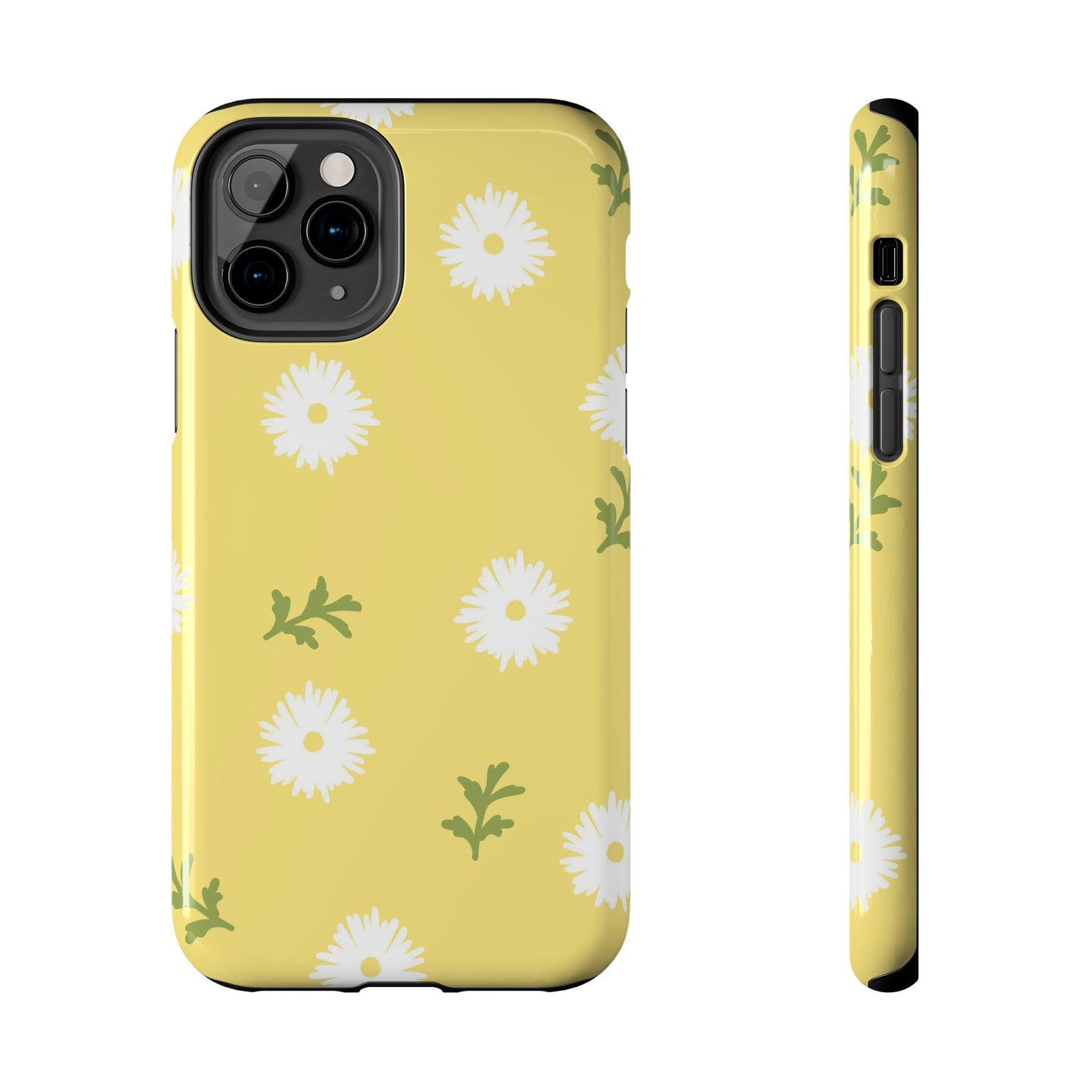 seamless doodle hand drawing daisy flower Tough Phone Cases iPhone 11 Pro