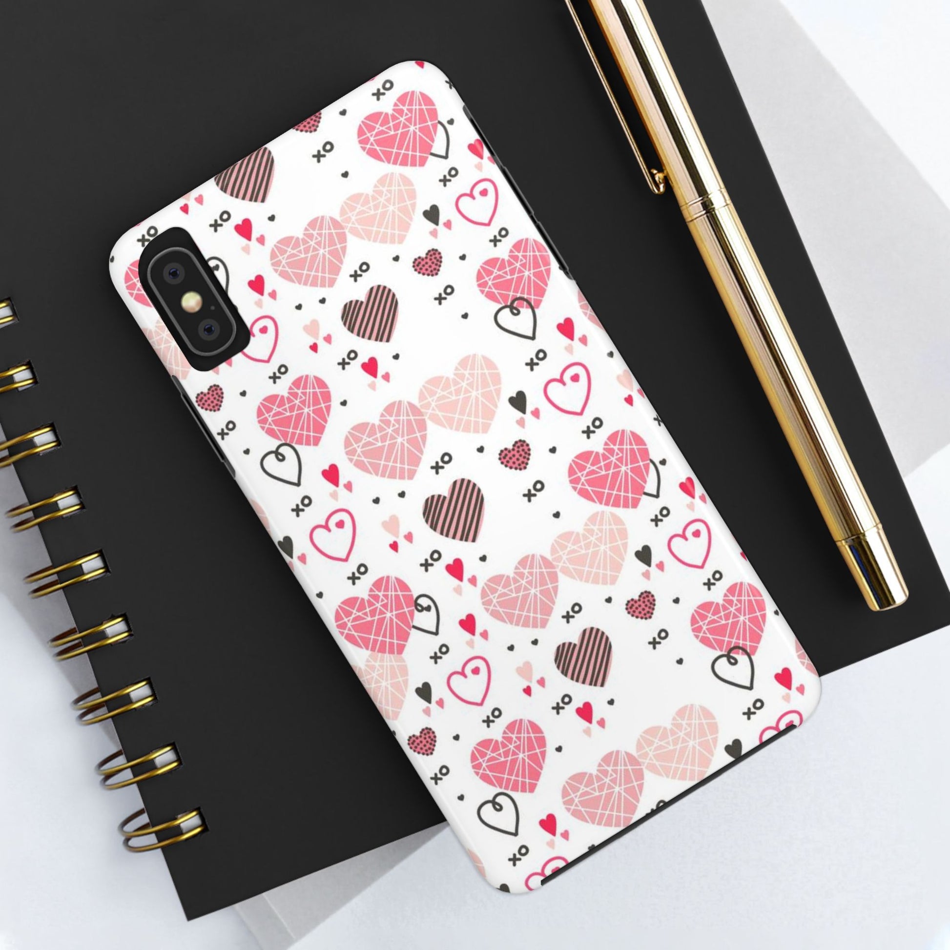 Valentine Hearts Tough Phone Cases