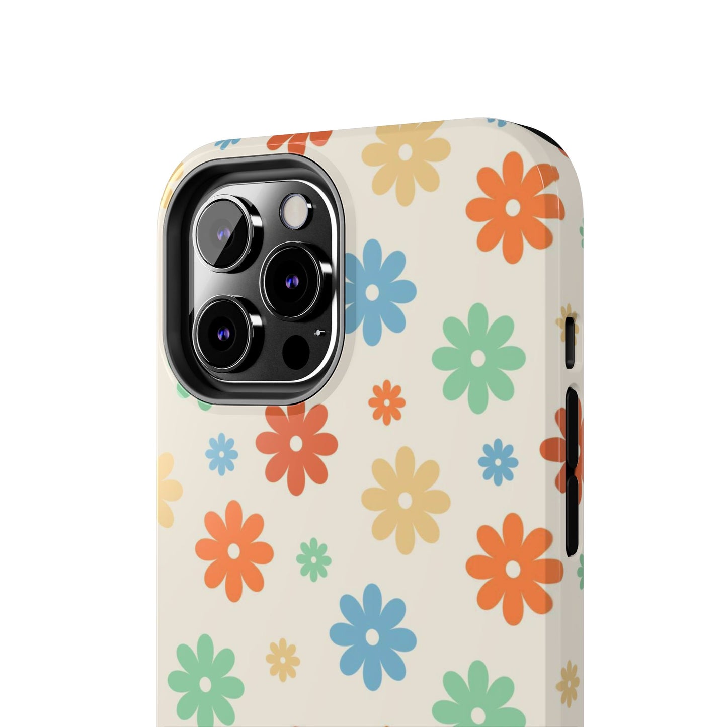 Retro groovy daisy seamless pattern Tough Phone Cases