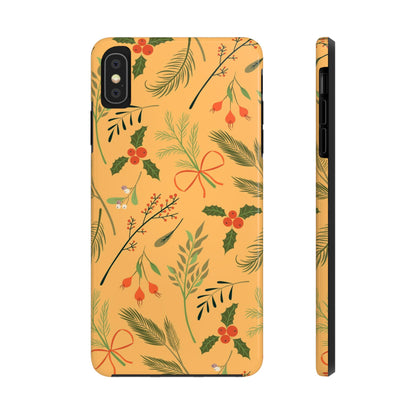 Seamless Christmas pattern Tough Phone Cases iPhone XS MAX