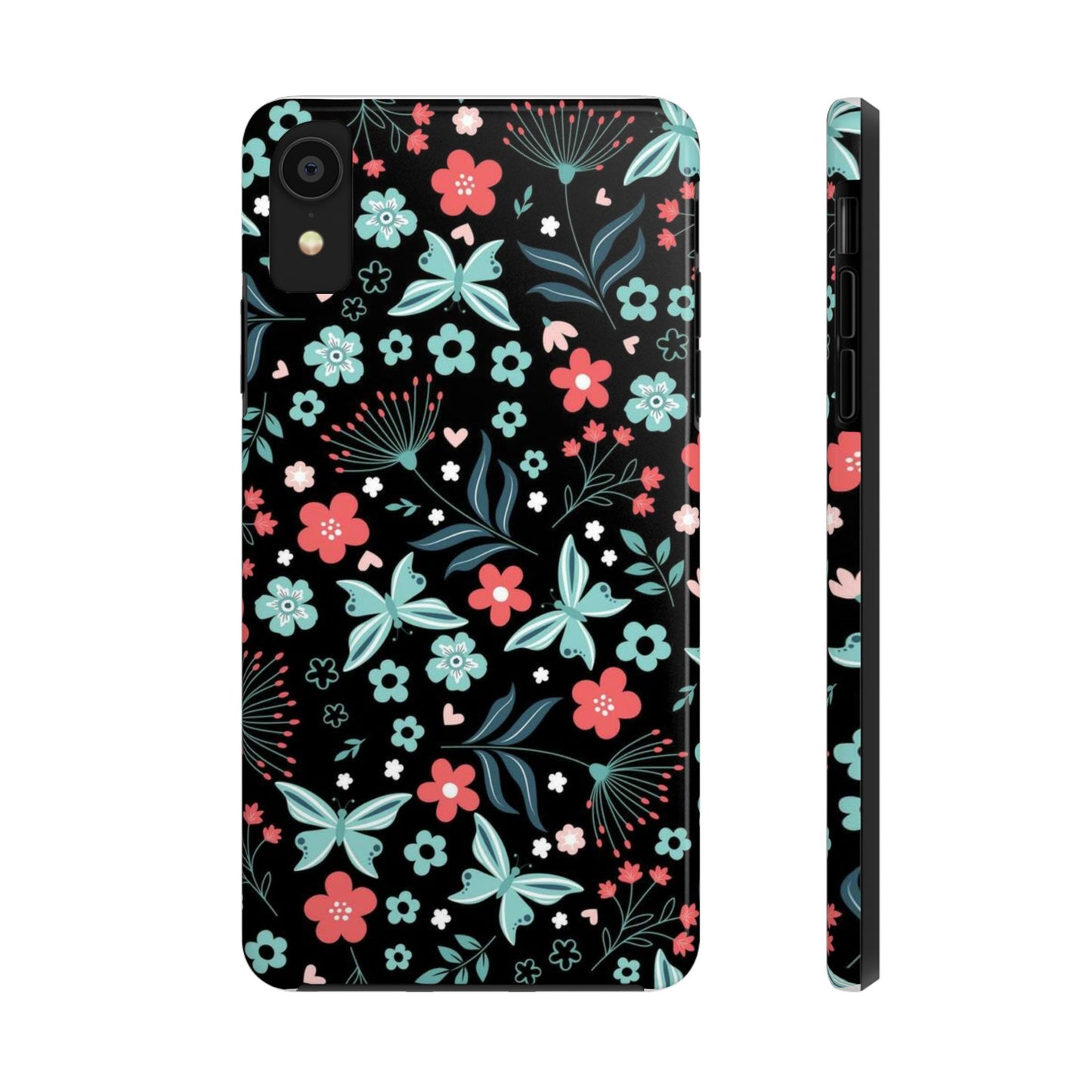 Spring seamless pattern on multi colored flowers Tough Phone Case iPhone XR